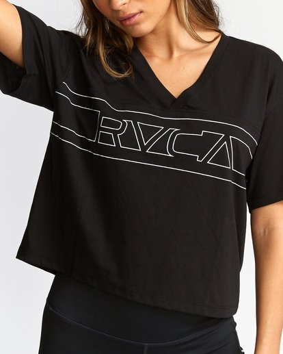 2 V Boxy  - hort Sleeve Sports T-Shirt  Q4TPWDRVF9 RVCA