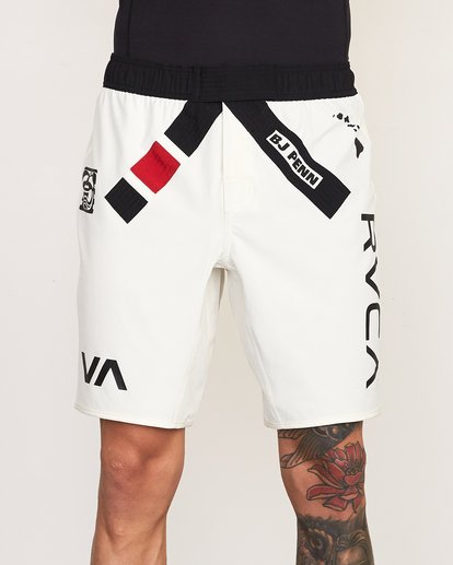 3 BJ Penn Legend  - Pantalón corto deportivo para Hombre Blanco Q4WKMERVF9 RVCA