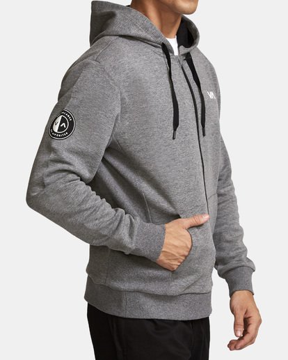 3 Sideline  - Sweat à capuche de sport pour Homme  Q4ZHMARVF9 RVCA