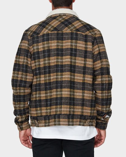 3 Daggers Plaid Sherpa Jacket  R193436 RVCA