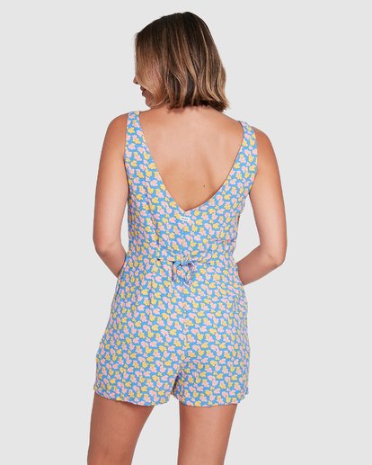 1 Powers Playsuit Blue R206752 RVCA