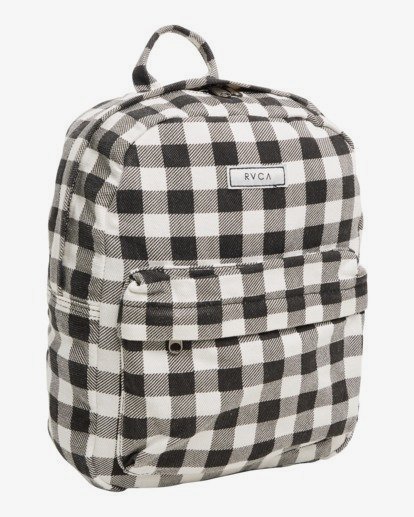 0 Checkers Backpack Black R215454 RVCA