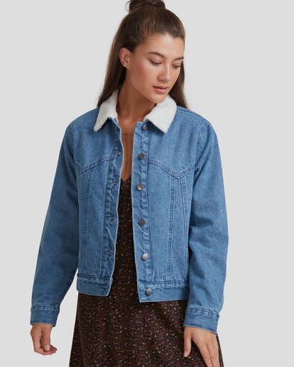 0 RVCA ROY DENIM JACKET  R217436 RVCA