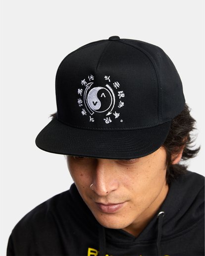 0 Bruce Lee Eighty Years Hat Black R306567 RVCA