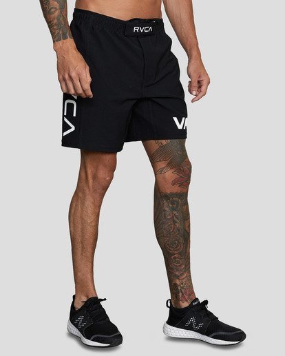 3 GRAPPLER SHORT Black R381320 RVCA