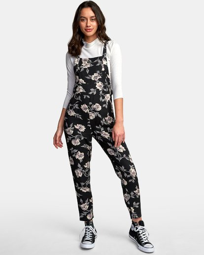 Rainer - Floral Dungarees for Women R3ONRCRVW9 | RVCA