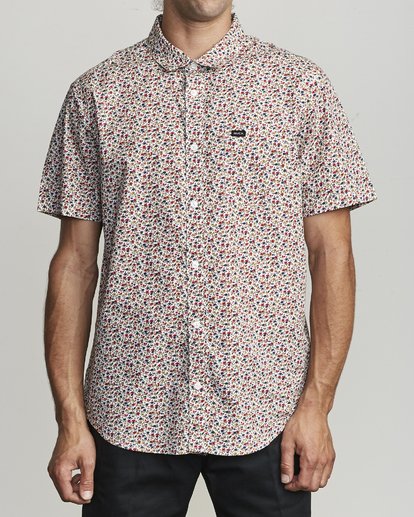 1 Bellflower - Micro Floral Shirt for Men  S1SHRFRVP0 RVCA