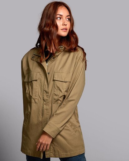 4 Mountain  - Veste oversized pour Femme Vert S3JKRBRVP0 RVCA