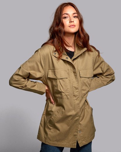 5 Mountain  - Oversized Jacke für Damen Grün S3JKRBRVP0 RVCA