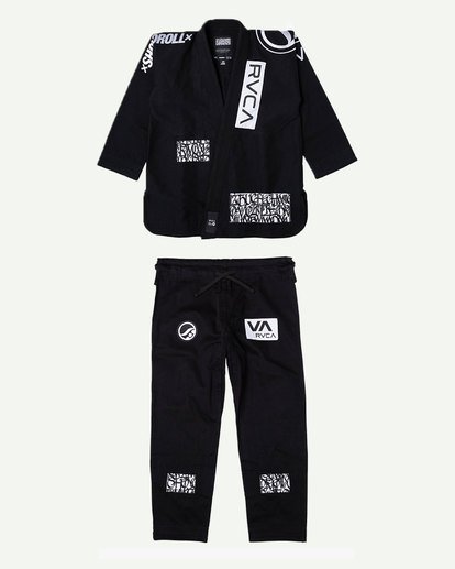 0 RVCA Shoyoroll - Jiu-Jitsu-Gi für Männer Schwarz S4ESRARVP0 RVCA