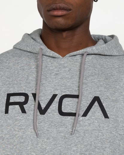 Grey rvca hoodie 2025