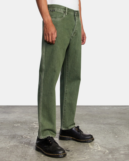 5 New Dawn - Jeans vestibilità straight da Uomo Green U1PNRMRVF0 RVCA