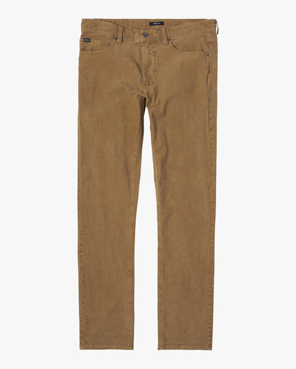 1 Daggers Pigment - Pantalon en velours côtelé pour Homme Marron U1PTRKRVF0 RVCA