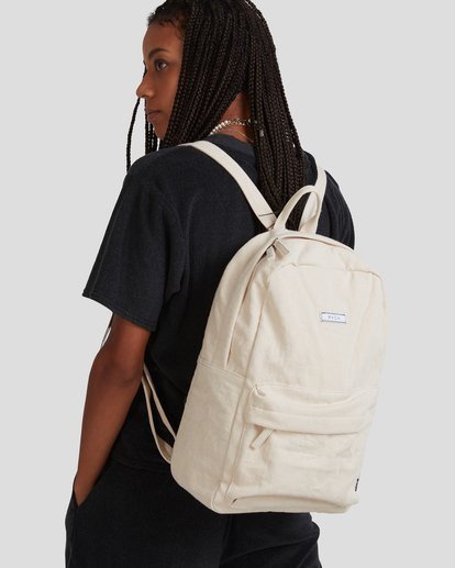 6 FRESH DNM BACKPACK White UVJBP00114 RVCA