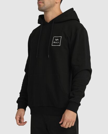 3 RVCA All The Ways - Sudadera con Capucha para Hombre Negro UVYFT00121 RVCA