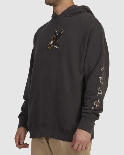 4 Eagle - Sudadera con Capucha para Hombre Negro UVYFT00220 RVCA