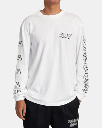 MISTER CARTOON LAUGH NOW LONG SLEEVE T-SHIRT | RVCA