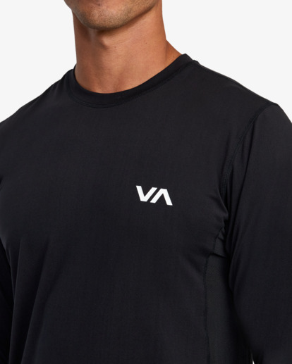 3 SPORT VENT LONG SLEEVE T-SHIRT Black V9011RSV RVCA