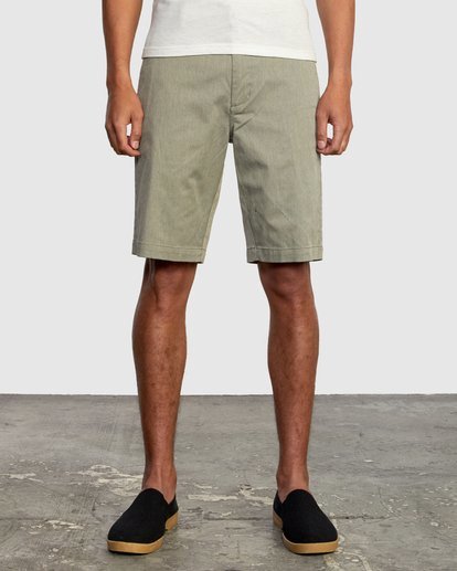 1 Weekend Texture - Short chino pour Homme Vert W1WKRLRVP1 RVCA