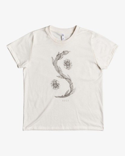 0 Benjamin Jeanjean Snake - T-Shirt für Frauen Weiss W3SSRORVP1 RVCA