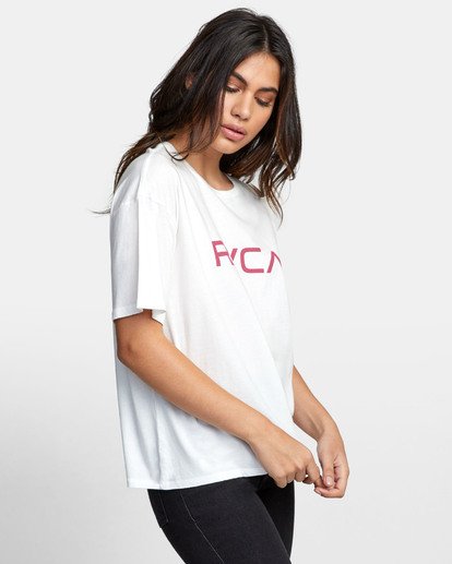RVCA Womens Dissolved Boy Friend T-Shirt