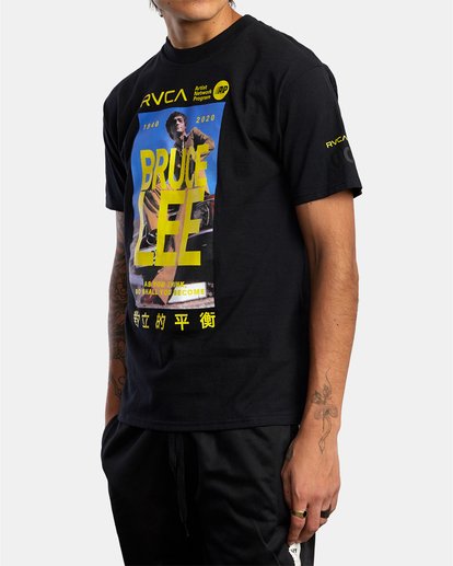 Bruce Lee As You Think T Shirt for Men RVCA