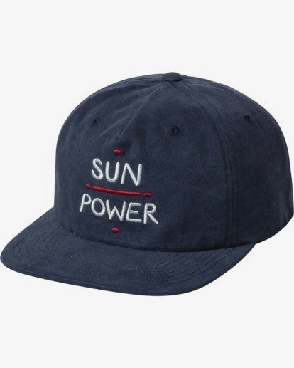 0 Bailey Elder Sun Power - Gorra con Ajuste Posterior a Presión para Hombre Azul W5CPRNRVP1 RVCA