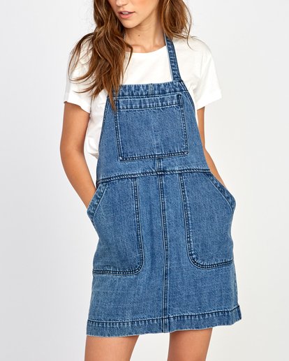 rvca overall dress