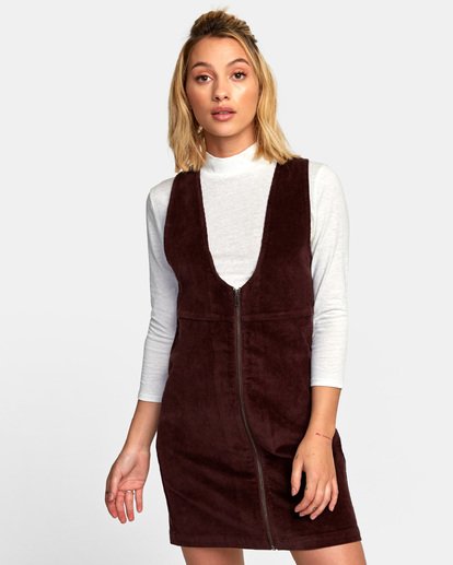 cord jumper dress