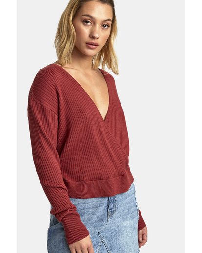surplice sweater