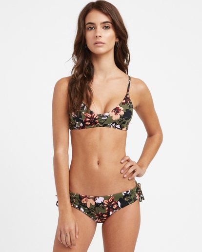 Floral bralette bikini top clearance