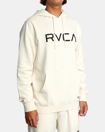 5 Big Rvca - Sudadera con Capucha para Hombre Blanco Z1HORLRVF1 RVCA