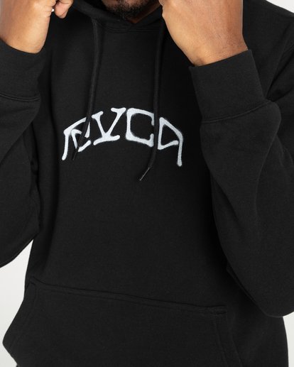 rvca hoodie grey
