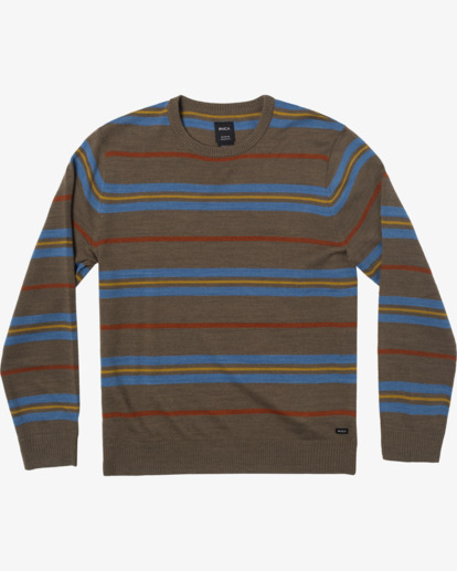 0 Alex Stripe - Jumper for Men Gray Z1JPRARVF1 RVCA