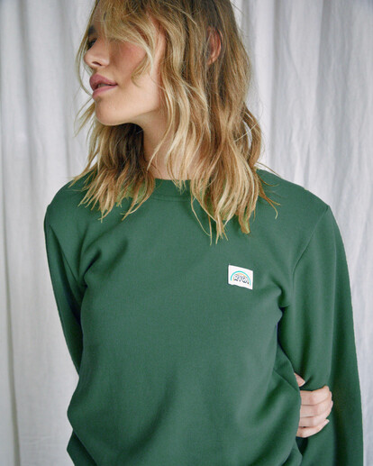 2 Camille Rowe - Sweat pour Femme Vert Z3CRRJRVF1 RVCA