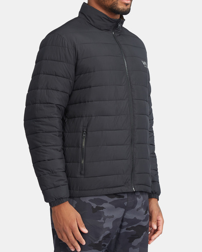 4 Packable Puffer - Chaqueta Acolchada Comprimible para Hombre Negro Z4JKDBRVF1 RVCA