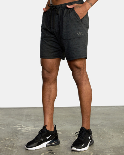 4 C-able - Short de Chándal para Hombre Negro Z4WKDARVF1 RVCA