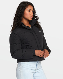 2 Cloud - Puffer Jacket for Women Black AVJJK00179 RVCA