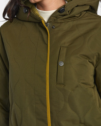 6 Jean - Water-Resistant Parka for Women Brown AVJJK00182 RVCA