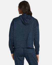 2 C-Able Cropped Workout Hoodie Blue AVJKT00166 RVCA