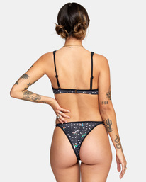 0 Uncaged French Bikini Bottom Black AVJX400231 RVCA