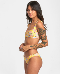 4 Sunkissed - Mutandina bikini reversibile con taglio medio da Donna Orange AVJX400340 RVCA