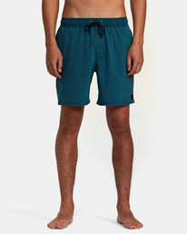 rvca, VA Pigment - Short de Natación para Hombre, MALLARD BLUE (bqh0) VA Pigment - Swim Shorts for Men AVYBS00207