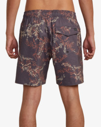 2 Barnes - Short de Natación para Hombre Violeta AVYBS00265 RVCA