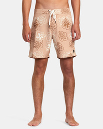 1 Toppe - Short de bain pour Homme Beige AVYBS00275 RVCA