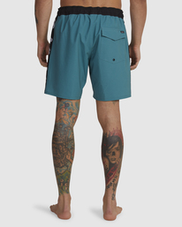 1 Apex Elastic Boardshorts Blue AVYBS00297 RVCA