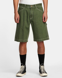 2 Chainmail - Short en denim pour Homme Vert AVYDS00100 RVCA