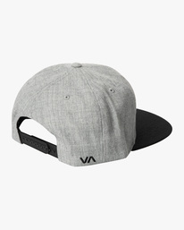 rvca, RVCA Twill - Casquette snapback pour Homme, HEATHER GREY/BLACK (hyl) RVCA Twill - Snapback Cap for Men AVYHA00457