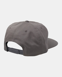 rvca, Cobra Mirage - Cappellino snapback da Uomo, CHARCOAL (kqc0) Cobra Mirage - Snapback Cap for Men AVYHA00495