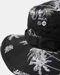 RVCA Men's Jeanjean Prowler Boonie Hat | Below The Belt Black / S/M